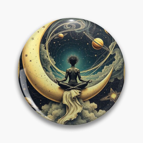 Item preview, Cosmic Serenity Space Meditation Psychedelic Abstract Buddhism Wear designed and sold by Kia Blaze.