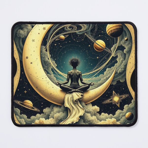 Item preview, Cosmic Serenity Space Meditation Psychedelic Abstract Buddhism Wear designed and sold by Kia Blaze.