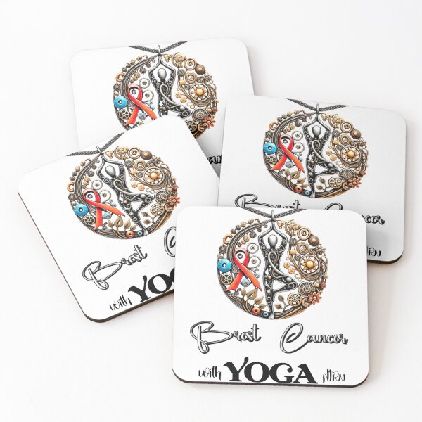 Item preview, Breast Cancer Awareness Ribbon Yoga Keep Strong designed and sold by Creat-Des.