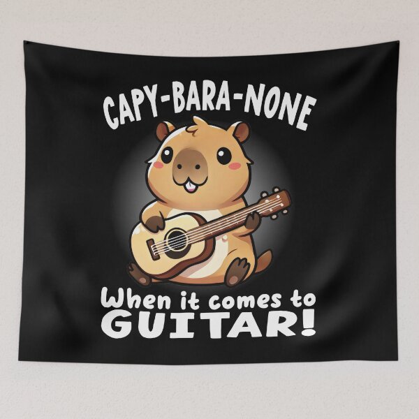 Item preview, Capy-bara-none When It Comes to Guitar! designed and sold by samah82.