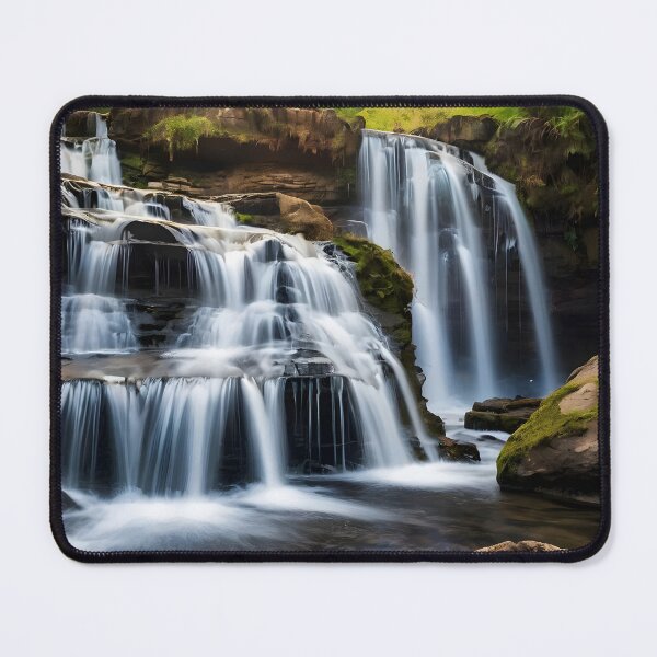 Item preview, waterfall in the green forest or green jungle 10 designed and sold by AA-designstore.
