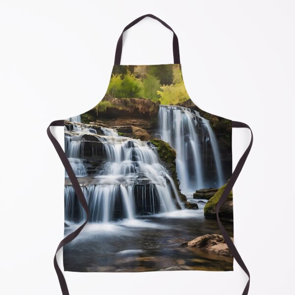 Item preview, waterfall in the green forest or green jungle 10 designed and sold by AA-designstore.