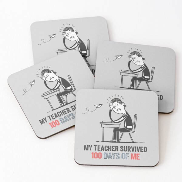 Item preview, 100 Days of Classroom Survival: The Ultimate Teacher’s Tale designed and sold by TeeGrit.