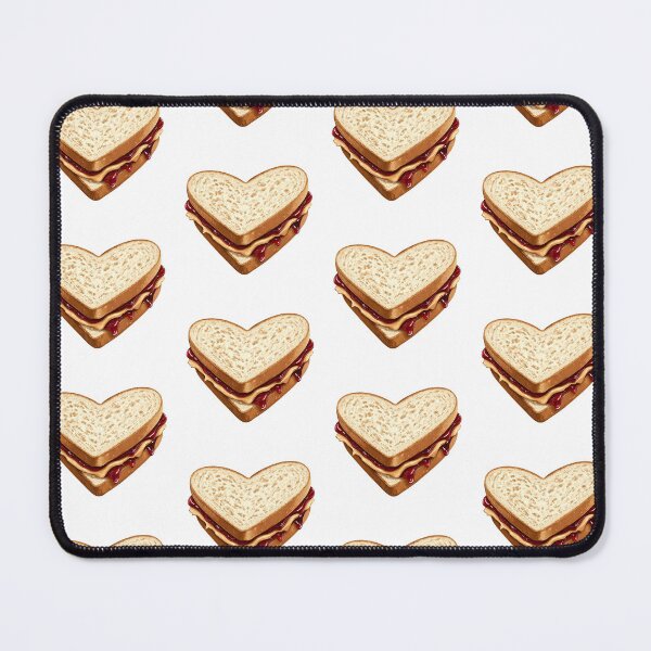 Item preview, Heart-shaped Peanut Butter and Jelly Sandwich designed and sold by DigitalToast.