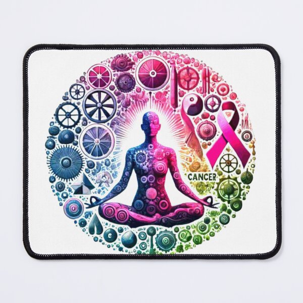 Item preview, Breast Cancer Awareness Ribbon Yoga Keep Strong designed and sold by Creat-Des.