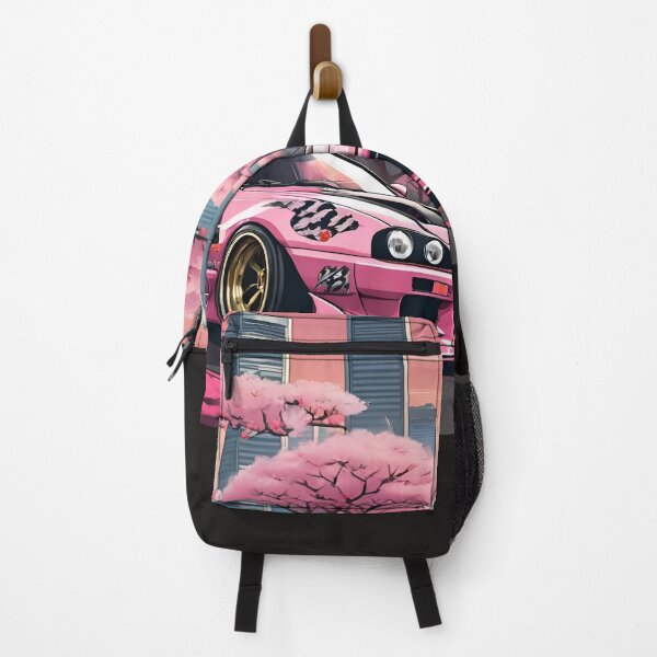 Item preview, Retro drive JDM Drift Car Japan Domestic Market Retro Pink Colour Car designed and sold by ZailixArt.