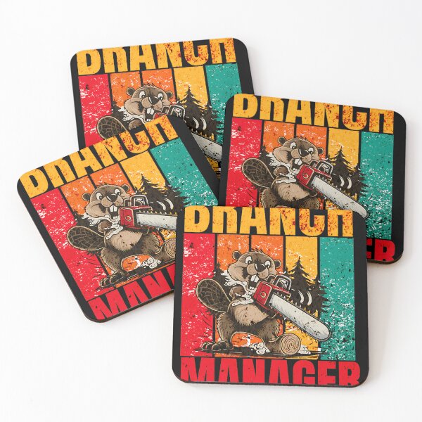 Item preview, Branch Manager Beaver Chainsaw Funny Lumberjack Forest designed and sold by TheWizArt.