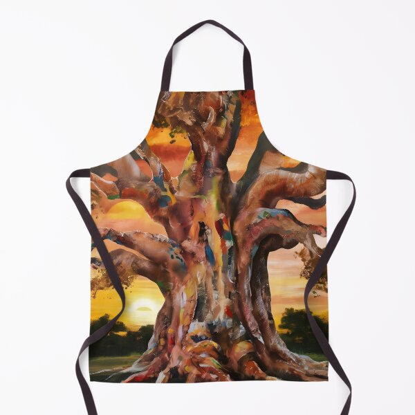 Item preview, colored huge tree trunk in the forest designed and sold by AA-designstore.