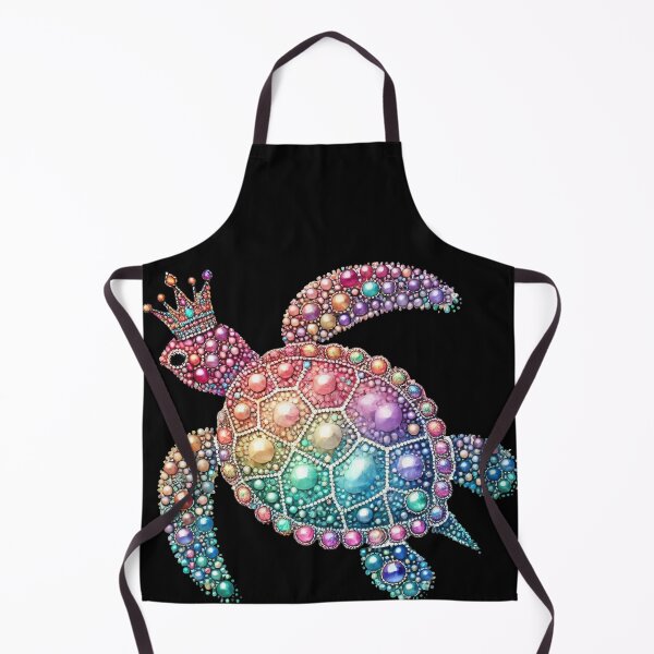 Item preview, Jewel-Encrusted cute sea turtle with Elegant Details designed and sold by ideandesign.