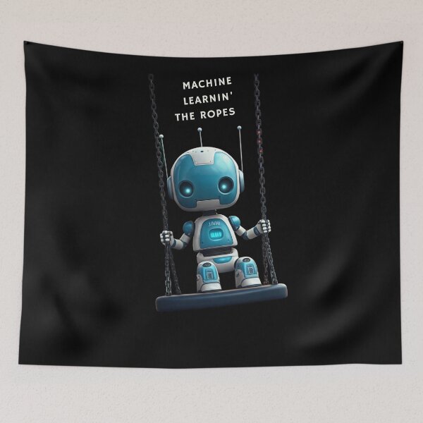Item preview, Machine Learnin' the Ropes designed and sold by FitEnvy.