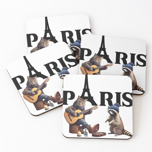 Item preview, Parisian street cats designed and sold by Salah Naamani.