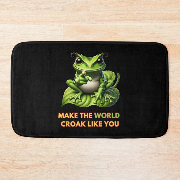 Item preview, Make the world croak like you designed and sold by Tiszert.