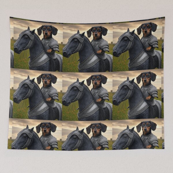 Item preview, Dachshund Game of Thrones Style designed and sold by AIrtisticPrints.