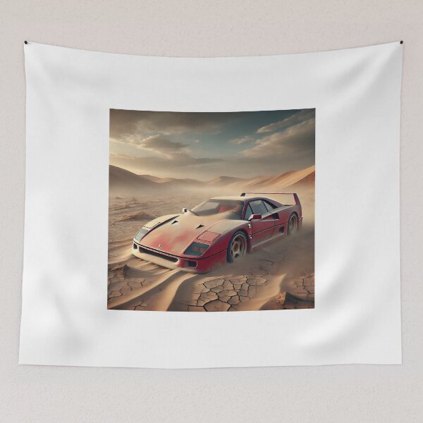 Item preview, Ferrari F40 Abandoned Design Posters designed and sold by Dan9010.