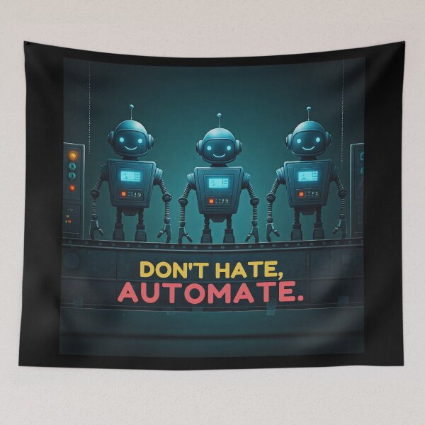 Item preview, don't hate automate designed and sold by FitEnvy.