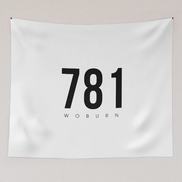 Item preview, Woburn, MA - 781 Area Code design designed and sold by CartoCreative.