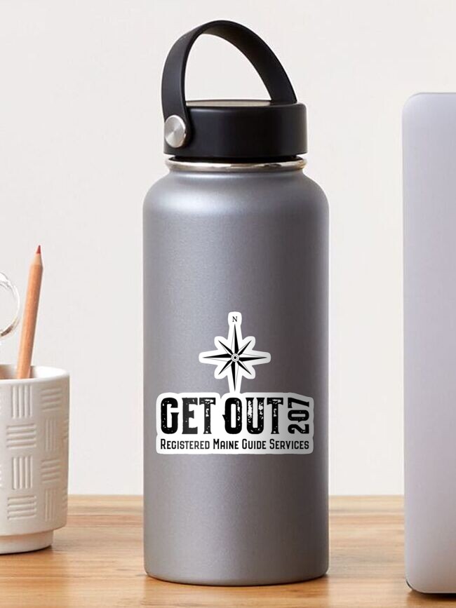 Thumbnail 1 of 3, Sticker, Get Out 207 Compass designed and sold by GetOut207.