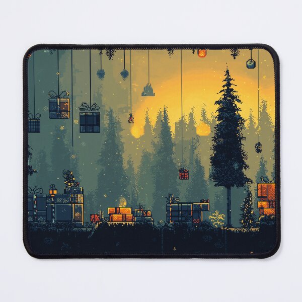Item preview, Pixel Forest Filled With Festive Gifts designed and sold by landletsy.