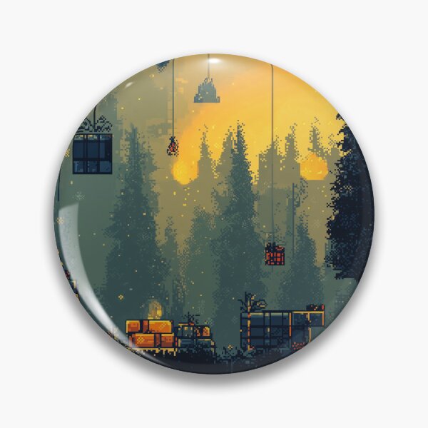 Item preview, Pixel Forest Filled With Festive Gifts designed and sold by landletsy.
