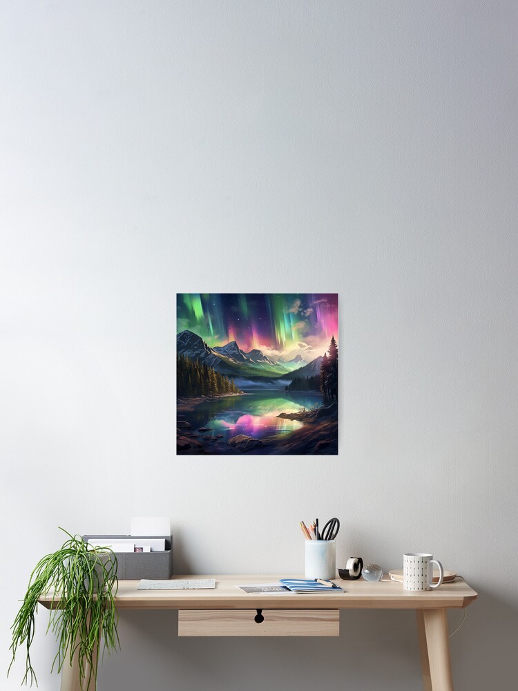 Thumbnail 2 of 3, Poster, Aurora Borealis designed and sold by Rtymer.
