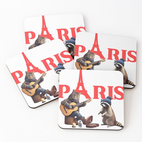 Item preview, Parisian street cats designed and sold by Salah Naamani.
