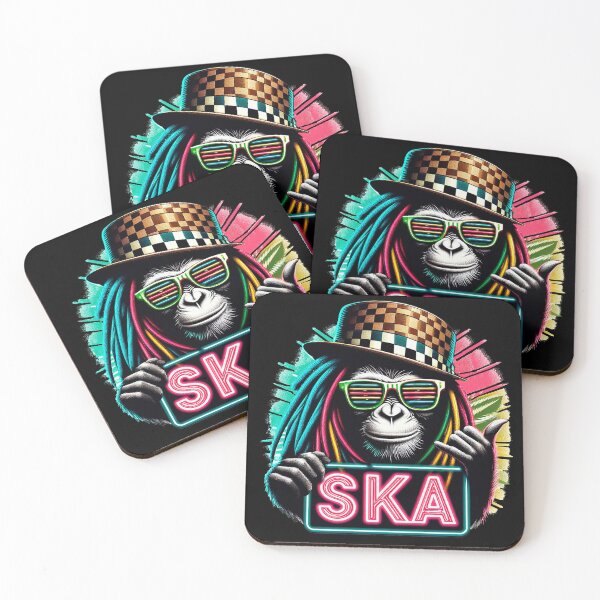 Item preview, Ska music monkey designed and sold by WildPortrait.