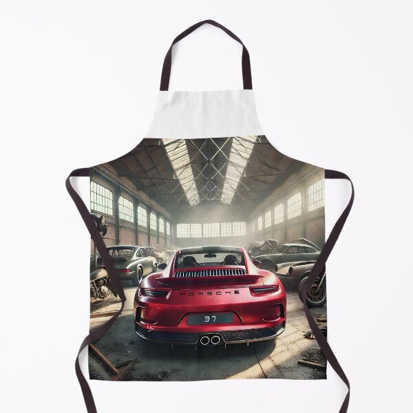 Item preview, Abandoned Red Porsche Design Posters designed and sold by Dan9010.