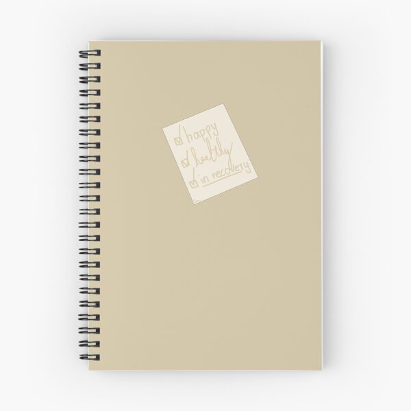 Item preview, Yellow Beige Recovery Checklist designed and sold by Evie Nevada.