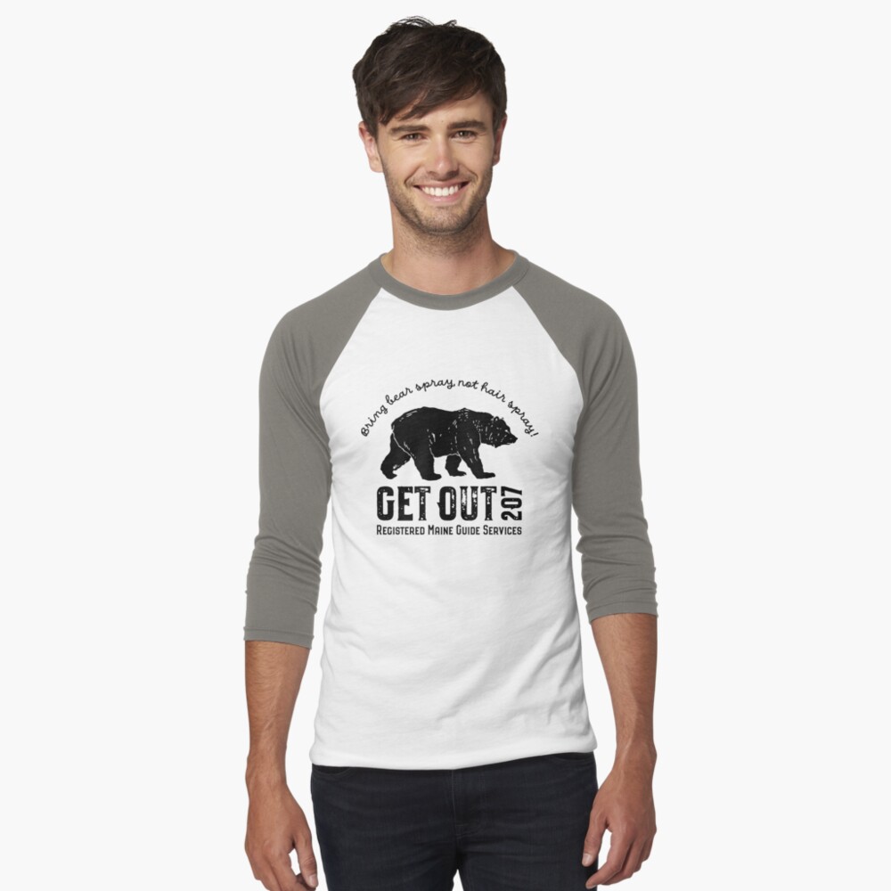 Item preview, Baseball ¾ Sleeve T-Shirt designed and sold by GetOut207.