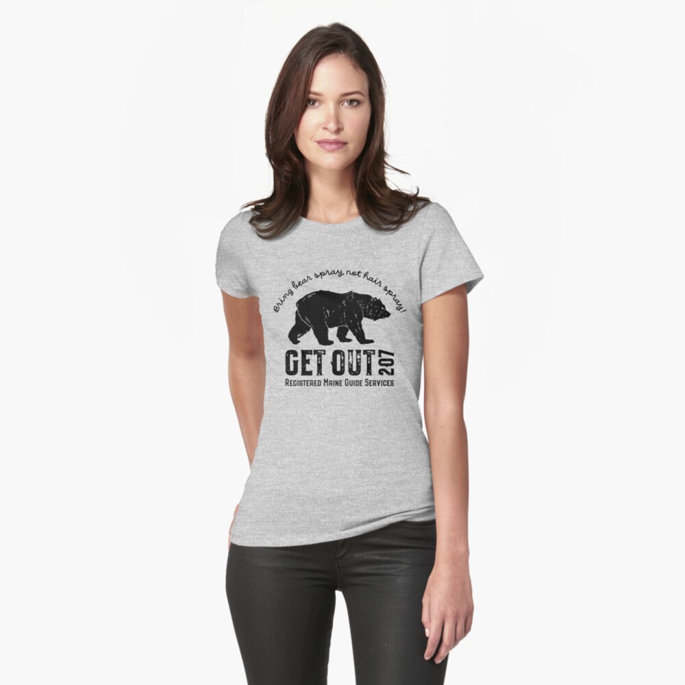 Item preview, Fitted T-Shirt designed and sold by GetOut207.