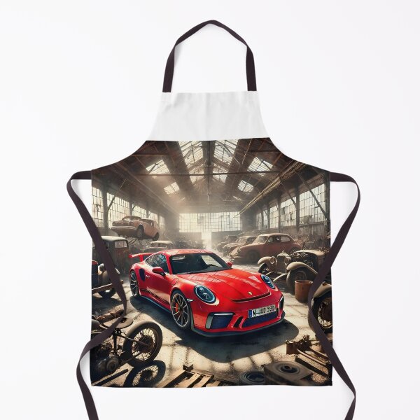 Item preview, Abandoned Red Porsche Design Posters designed and sold by Dan9010.