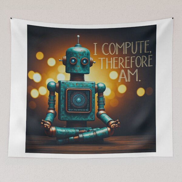Item preview, I Compute, Therefore I Am designed and sold by FitEnvy.