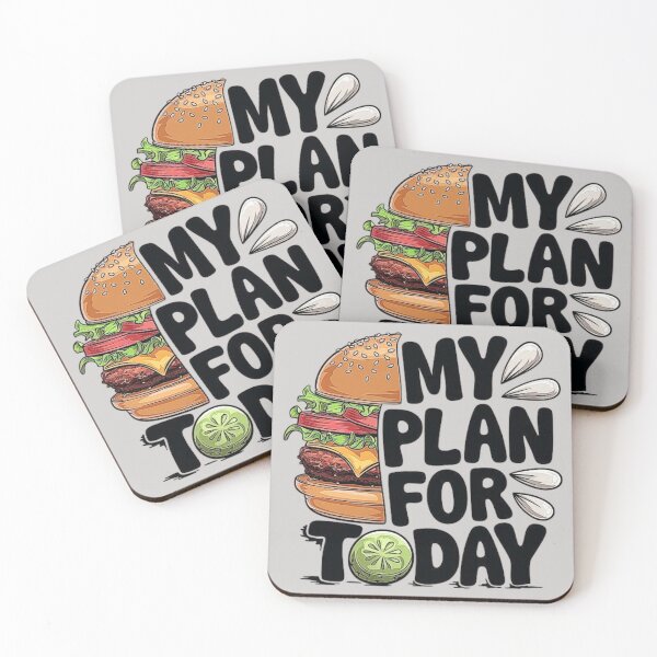 Item preview, My Plan for Today: Burger, Sunflower Seeds, and Relaxation designed and sold by love3617.