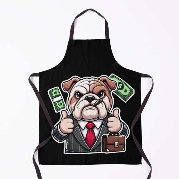 Item preview, bulldog Businessman money designed and sold by Shubatdesigns.