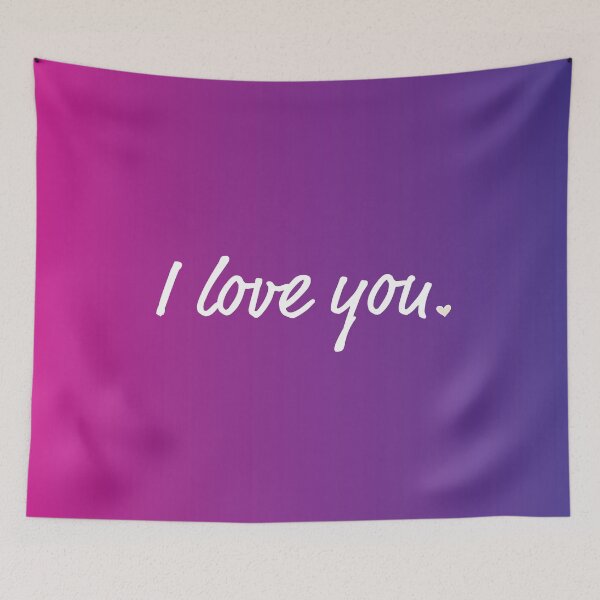 Item preview, I Love You Heart Gradient designed and sold by SunnyLemonader.