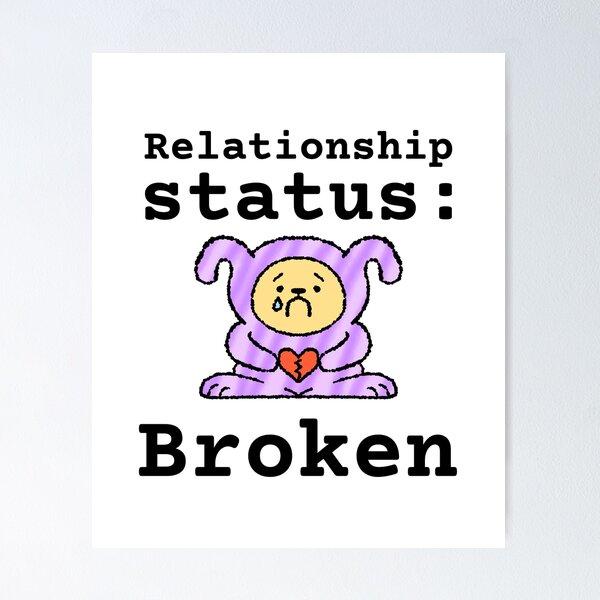 Item preview, BrokenHearted Costume Buddy Relationship Status Broken AntiValentine  designed and sold by crystaljeana.