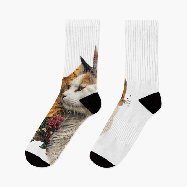 Item preview, Collage Wall Art / T-shirt Design: WHITE CAT designed and sold by ForeverPrintsOK.