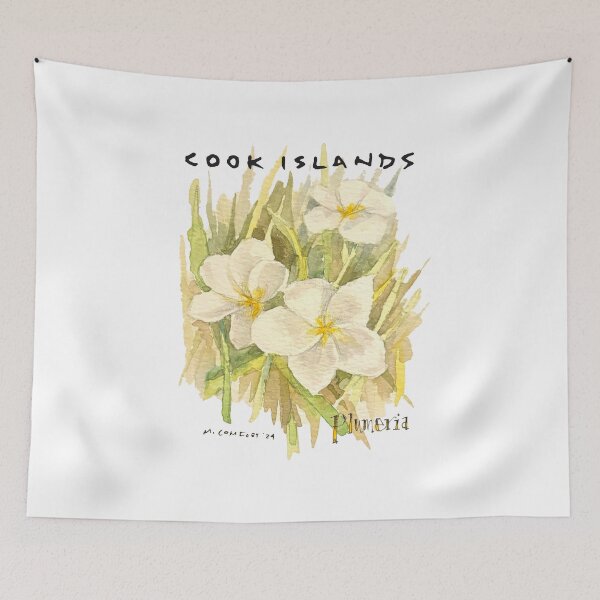 Item preview, Plumeria in the Cook Islands designed and sold by Michael Comfort.