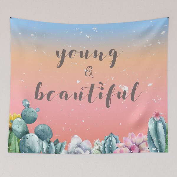 Aperçu de l'œuvre jeune et bel art de la décoration pour l'esthétique de tumblr à énergie positive créée et vendue par mintartstudio.