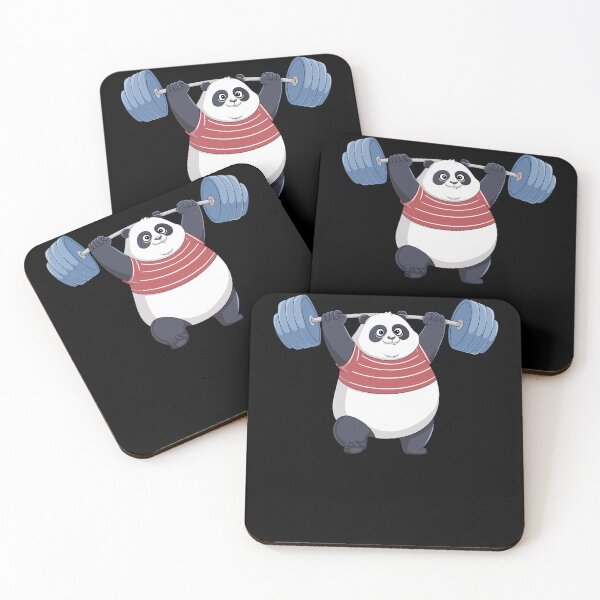 Item preview, Cute Weightlifting Panda designed and sold by InsanseCreation.