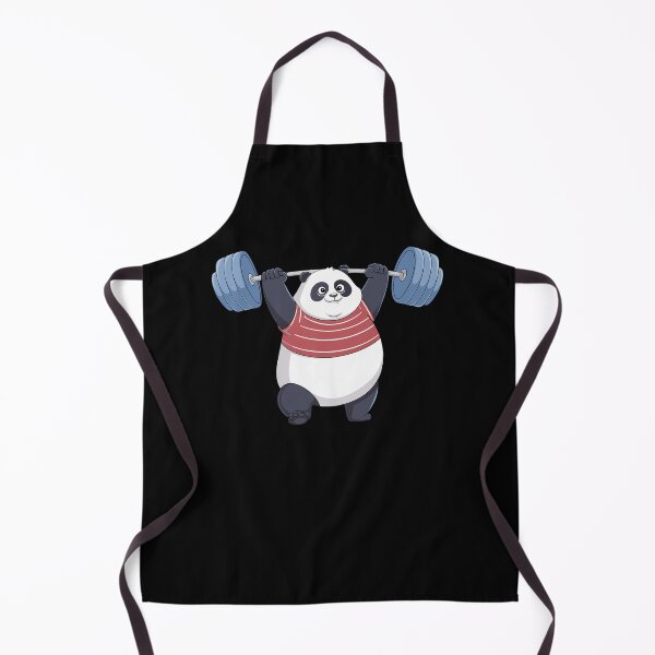 Item preview, Cute Weightlifting Panda designed and sold by InsanseCreation.