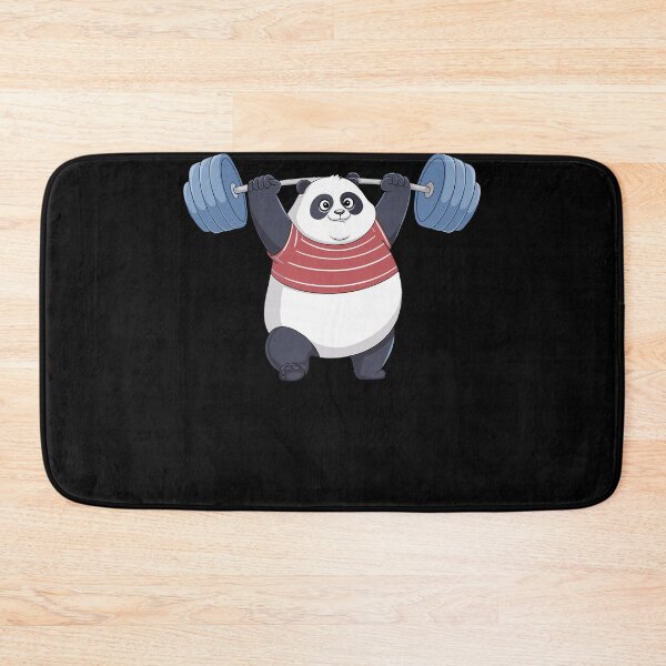 Item preview, Cute Weightlifting Panda designed and sold by InsanseCreation.