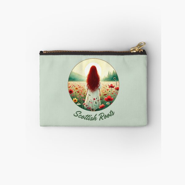 Item preview, Scottish roots, a beautiful ginger haired girl watercolor style  designed and sold by coloursforkids.