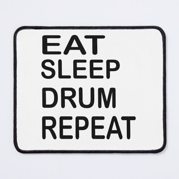 Item preview, Eat Sleep Drum Repeat t-shirt designed and sold by Ami Ne.
