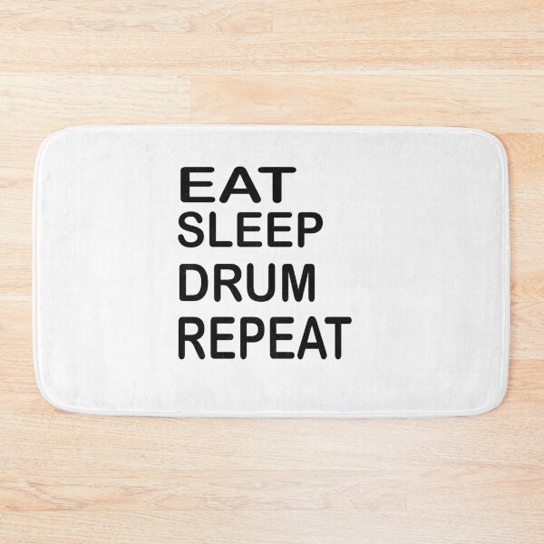 Item preview, Eat Sleep Drum Repeat t-shirt designed and sold by Ami Ne.