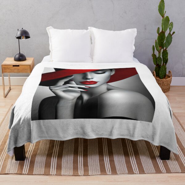 Item preview, Woman design posters black white red designed and sold by Dan9010.