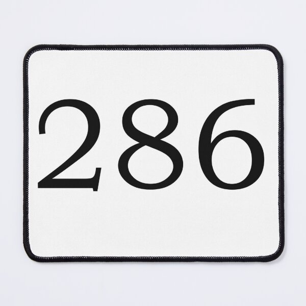 Item preview, Number two hundred and eighty six digit 286 Proverbs 28:6  designed and sold by Nendo.