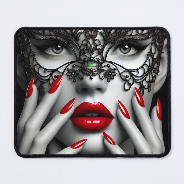 Item preview, Woman beauty design posters black white red designed and sold by Dan9010.