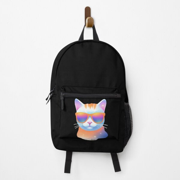 Artikelvorschau, Funky Katze mit Sonnenbrille - Gradient Neon Artwork entworfen und verkauft von Whisky1111.