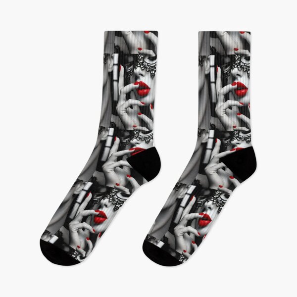 Item preview, Beautiful woman design posters black white red designed and sold by Dan9010.
